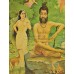 Ravi Varma Lithograph: Vishwamitra Tapobhang