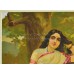 Ravi Varma Lithograph: Ahilya