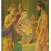 Ravi Varma Lithograph: Basawanna by M. A. Mali
