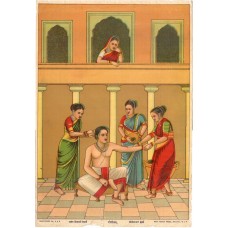 Ravi Varma Lithograph: Gopichand