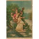 Ravi Varma Lithograph: Sarswati