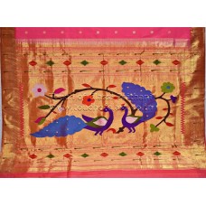 Muniya Paithani Silk Saree